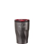 Kaf 12 oz. Double Wall Steel/PP Liner Tumbler - Red Kaf 12 oz. Double Wall Steel/PP Liner Tumbler - Red