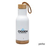 Perka Altair 17 oz. Double Wall, Stainless Steel Water Bottle - White Perka Altair 17 oz. Double Wall, Stainless Steel Water Bottle - White
