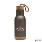 Perka Altair 17 oz. Double Wall, Stainless Steel Water Bottle - Silver Perka Altair 17 oz. Double Wall, Stainless Steel Water Bottle - Silver
