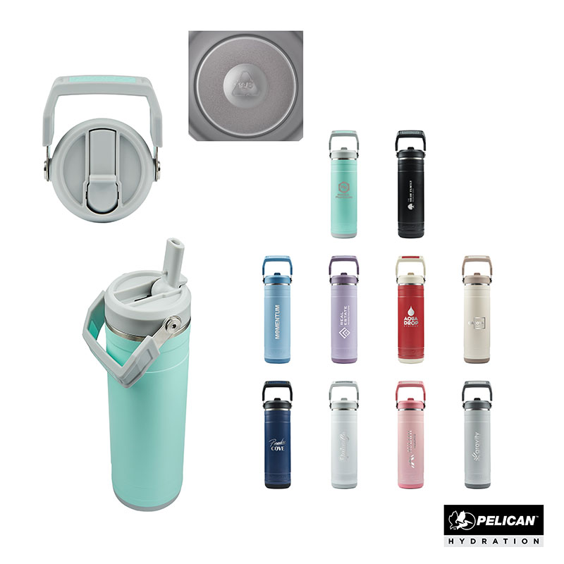 Pelican Pacific 26 oz. Recycled Double Wall Stainless Steel Water Bottle 1