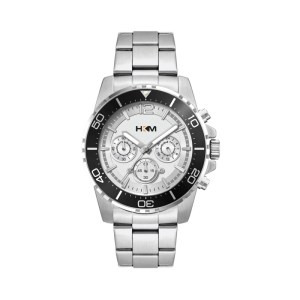 44mm, Silver Metal Case, Bk Bezel, Chrono Mvt 1 44mm, Silver Metal Case, Bk Bezel, Chrono Mvt 1