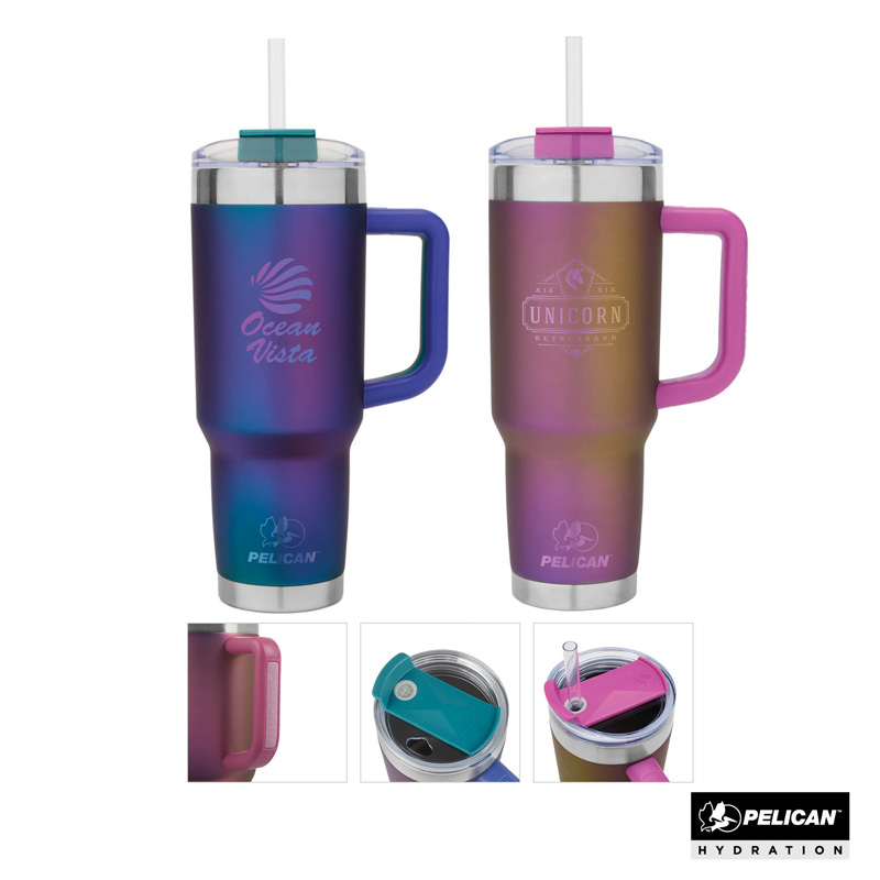 Pelican Porter 40 oz. Double Wall Stainless Steel Travel Tumbler - Shimmer Collection 1