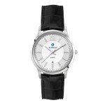 Wc4215 22mm Steel Silver Case, 3 Hand Mvmt, Silver Dial, Dte Display, Leather Strap, Flat Mineral Cr 1 Wc4215 22mm Steel Silver Case, 3 Hand Mvmt, Silver Dial, Dte Display, Leather Strap, Flat Mineral Cr 1