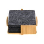Redmond 6pc Recycled Felt Coaster Set 2 Redmond 6pc Recycled Felt Coaster Set 2