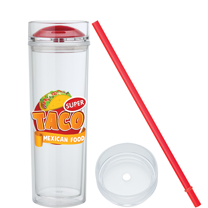Jomocha 16 oz. Double Lid Hot / Cold Tumbler 1