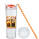 Jomocha 16 oz. Double Lid Hot / Cold Tumbler - Orange Jomocha 16 oz. Double Lid Hot / Cold Tumbler - Orange