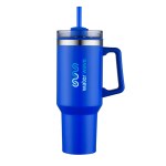 Connor 40 oz. Steel/PP Liner Travel Mug - Royal Connor 40 oz. Steel/PP Liner Travel Mug - Royal