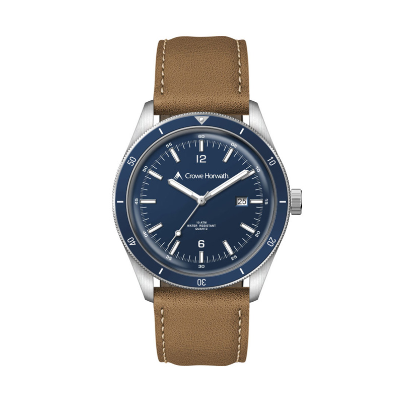 41mm, Ss, Silver Case, Bl Bezel, 3-Hand Mvt, Dte 1 41mm, Ss, Silver Case, Bl Bezel, 3-Hand Mvt, Dte 1