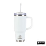 Pelican Porter 30 oz. Recycled Double Wall Stainless Steel Travel Tumbler - White Pelican Porter 30 oz. Recycled Double Wall Stainless Steel Travel Tumbler - White