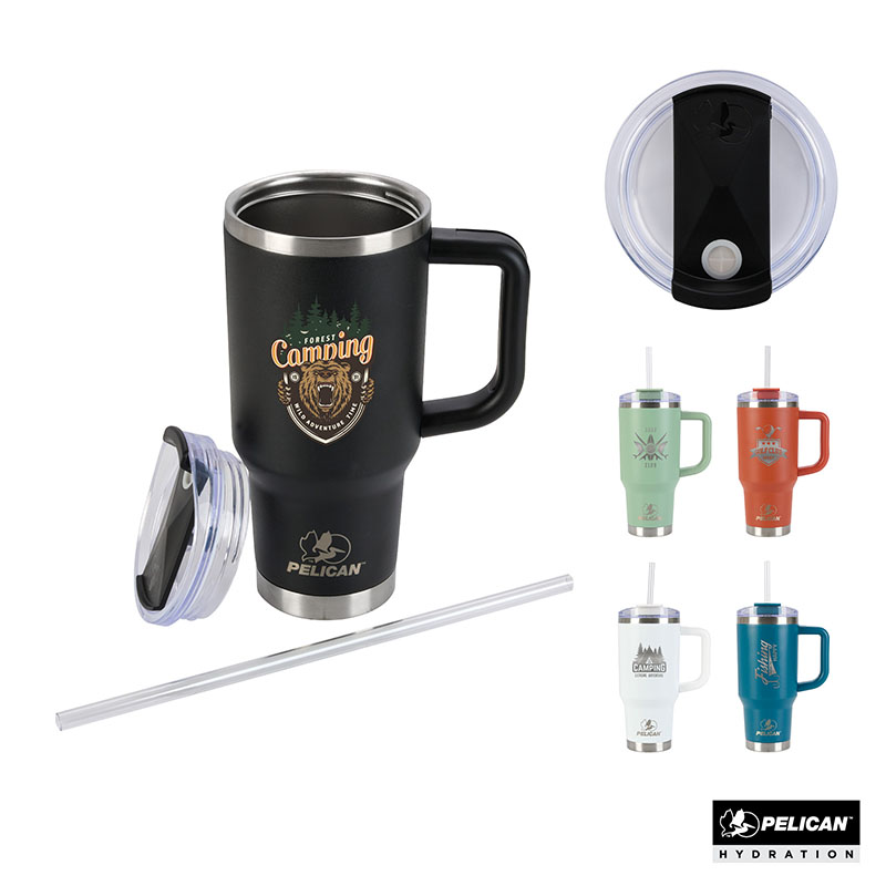 Pelican Porter 30 oz. Recycled Double Wall Stainless Steel Travel Tumbler 1