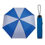 Scottsboro 42" Recycled Folding Umbrella - Blue Scottsboro 42" Recycled Folding Umbrella - Blue