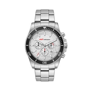 42.5mm, Ss, Silver Case, Bk Bezel, Chrono Mvt, Dte 1 42.5mm, Ss, Silver Case, Bk Bezel, Chrono Mvt, Dte 1