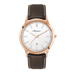 Wc4218 43mm Steel Rose Gold Case, 3 Hand Mvmt, White Dial, Dte Display, Leather Strap, Flat Mineral 2 Wc4218 43mm Steel Rose Gold Case, 3 Hand Mvmt, White Dial, Dte Display, Leather Strap, Flat Mineral 2