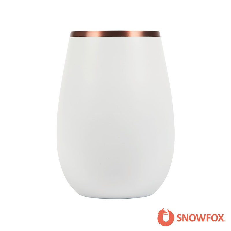 Snowfox 12 oz. Vacuum Insulated Grand Pinot Wine Glass 1