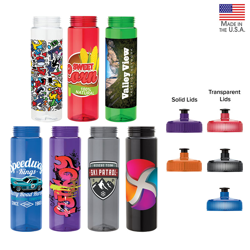 Newport 25 oz. PET Bottle with Pull Spout Lid 1 Newport 25 oz. PET Bottle with Pull Spout Lid 1