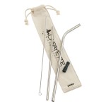 Perka Avila 5-Piece Stainless Steel Straw Set 1 Perka Avila 5-Piece Stainless Steel Straw Set 1