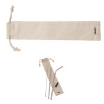 Perka Avila 5-Piece Stainless Steel Straw Set 2 Perka Avila 5-Piece Stainless Steel Straw Set 2