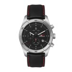 Wc6506 42mm Steel Matte Silver Case, Chronograph Mvmt, Black Dial, Dte Display, Leather Strap, Flat 1 Wc6506 42mm Steel Matte Silver Case, Chronograph Mvmt, Black Dial, Dte Display, Leather Strap, Flat 1