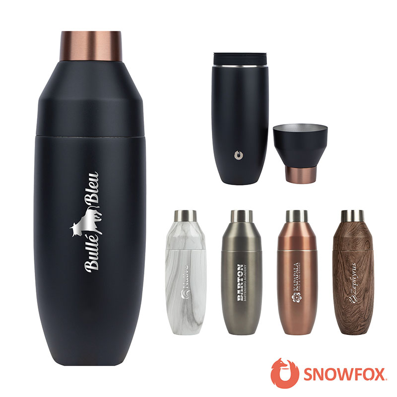 Snowfox 22 oz. Vacuum Insulated Cocktail Shaker 1