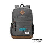 Solo New York Re:fresh Backpack - Grey Solo New York Re:fresh Backpack - Grey