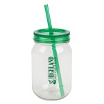 Bootlegger II 27 oz. RPET Mason Jar Tumbler - Green Bootlegger II 27 oz. RPET Mason Jar Tumbler - Green