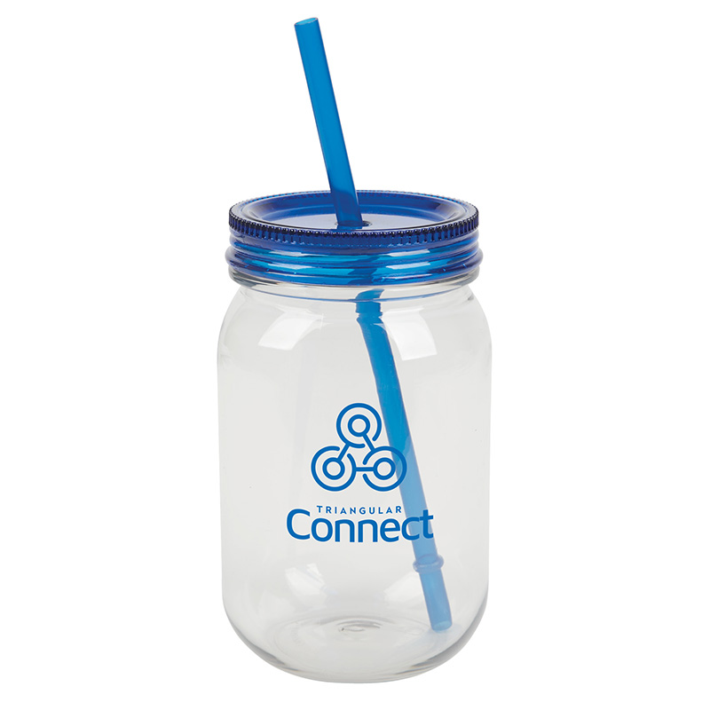 Bootlegger II 27 oz. RPET Mason Jar Tumbler 1