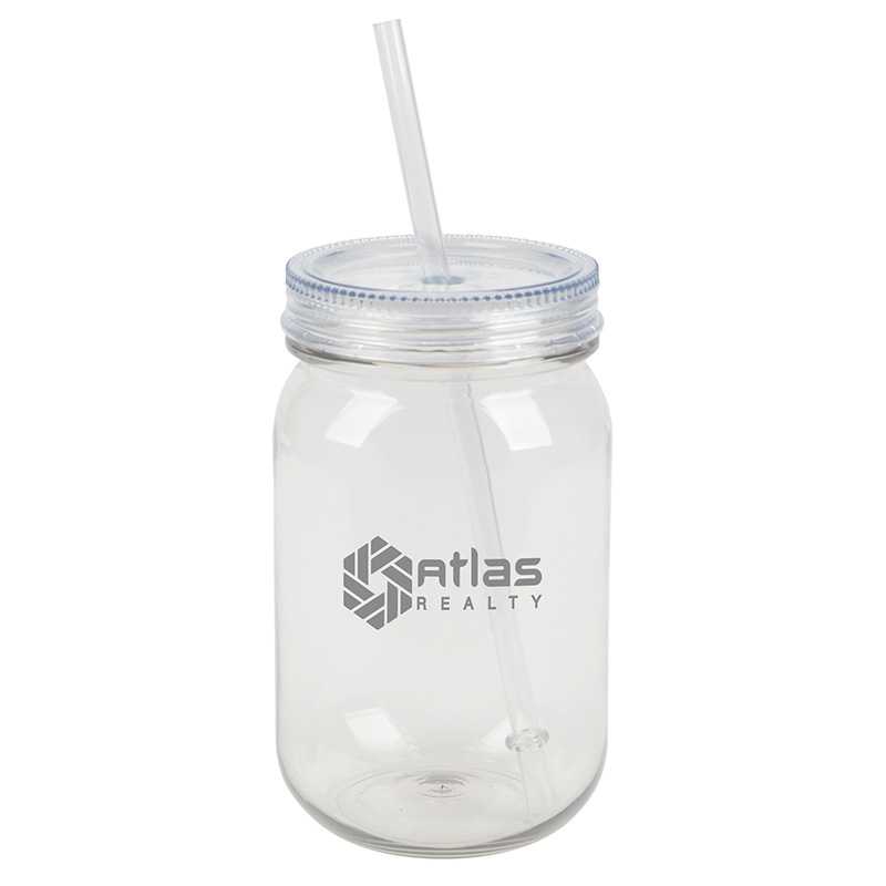 Bootlegger II 27 oz. RPET Mason Jar Tumbler 1