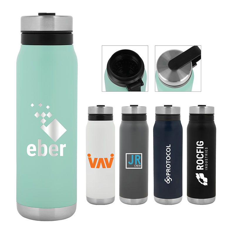 Glisky 20 oz. Double Wall Vacuum Insulated Water Bottle 1