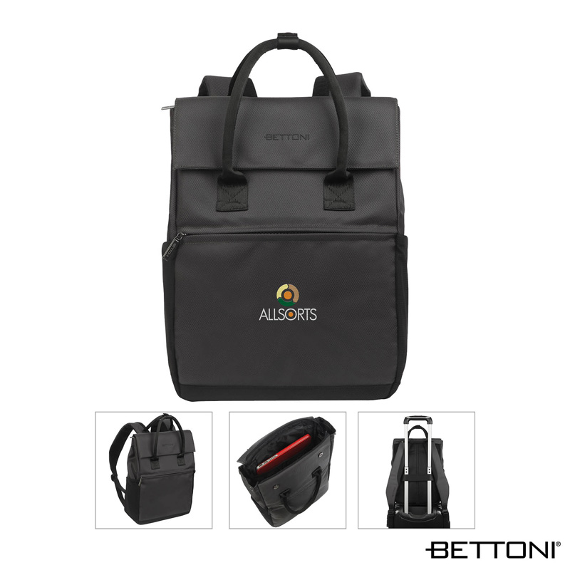 Bettoni Classico RPET Handled Backpack 1 Bettoni Classico RPET Handled Backpack 1