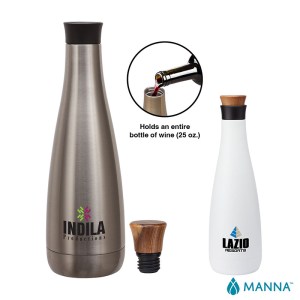Manna 25 oz. Carafe Steel Bottle 1 Manna 25 oz. Carafe Steel Bottle 1