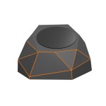 Xoopar Geo Dock Charger - Orange Xoopar Geo Dock Charger - Orange