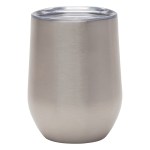 Aria 12 oz. Double Wall Vacuum Wine Cup - Steel Aria 12 oz. Double Wall Vacuum Wine Cup - Steel