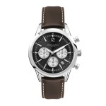 Wc3055 34mm Steel Silver Case, Chronograph Mvmt, Black Dial, Dte Display, Leather Strap, Flat Minera 1 Wc3055 34mm Steel Silver Case, Chronograph Mvmt, Black Dial, Dte Display, Leather Strap, Flat Minera 1