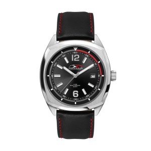 Wc8374 42mm Steel Silver Case, 3 Hand Mvmt, Black Dial, Dte Display, Leather Strap, Flat Mineral Cry 1 Wc8374 42mm Steel Silver Case, 3 Hand Mvmt, Black Dial, Dte Display, Leather Strap, Flat Mineral Cry 1