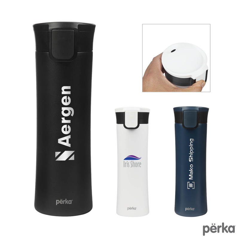 Perka Marion 20 oz. Double Wall Recycled Stainless Steel Tumbler 1 Perka Marion 20 oz. Double Wall Recycled Stainless Steel Tumbler 1