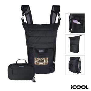 iCOOL Rockvale Repreve Packable Puffer 24-Can Backpack Cooler 1 iCOOL Rockvale Repreve Packable Puffer 24-Can Backpack Cooler 1