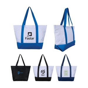Bay View Recycled Giant Zipper Beach Tote 1 Bay View Recycled Giant Zipper Beach Tote 1