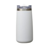 Perka Erie 16 oz. Double Wall Stainless Steel Tumbler - White Perka Erie 16 oz. Double Wall Stainless Steel Tumbler - White