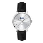 Wc5145 30.5mm Metal Silver Case, 3 Hand Mvmt, Silver Dial, Leather Strap, Flat Mineral Crystal, 3 At 1 Wc5145 30.5mm Metal Silver Case, 3 Hand Mvmt, Silver Dial, Leather Strap, Flat Mineral Crystal, 3 At 1