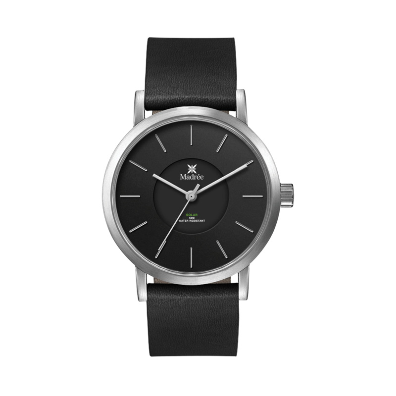 39mm, Ss, Silver Case, 3-Hand "Solar" Mvt 1 39mm, Ss, Silver Case, 3-Hand "Solar" Mvt 1