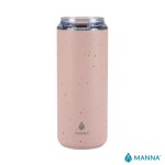 Manna Tall Boy 18 oz. Double Wall Stainless Steel Tumbler w/ Speckled Finish - Pink Manna Tall Boy 18 oz. Double Wall Stainless Steel Tumbler w/ Speckled Finish - Pink