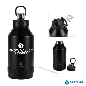 Manna Push 64 oz. Double Wall Stainless Steel Jug 1 Manna Push 64 oz. Double Wall Stainless Steel Jug 1