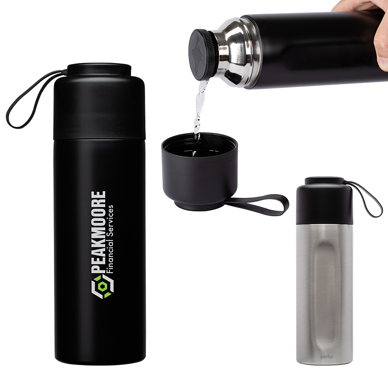 Perka Brixton 17 oz. Double Wall, Stainless Steel Water Bottle 1