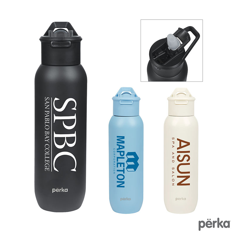 Perka Bryton 20 oz. Double Wall Stainless Steel Water Bottle 1