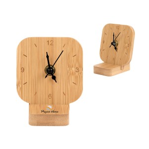 Cade Bamboo Desk Clock 1 Cade Bamboo Desk Clock 1