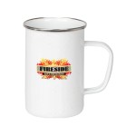 Harper 22 oz. Enamel Camping Mug - White Harper 22 oz. Enamel Camping Mug - White