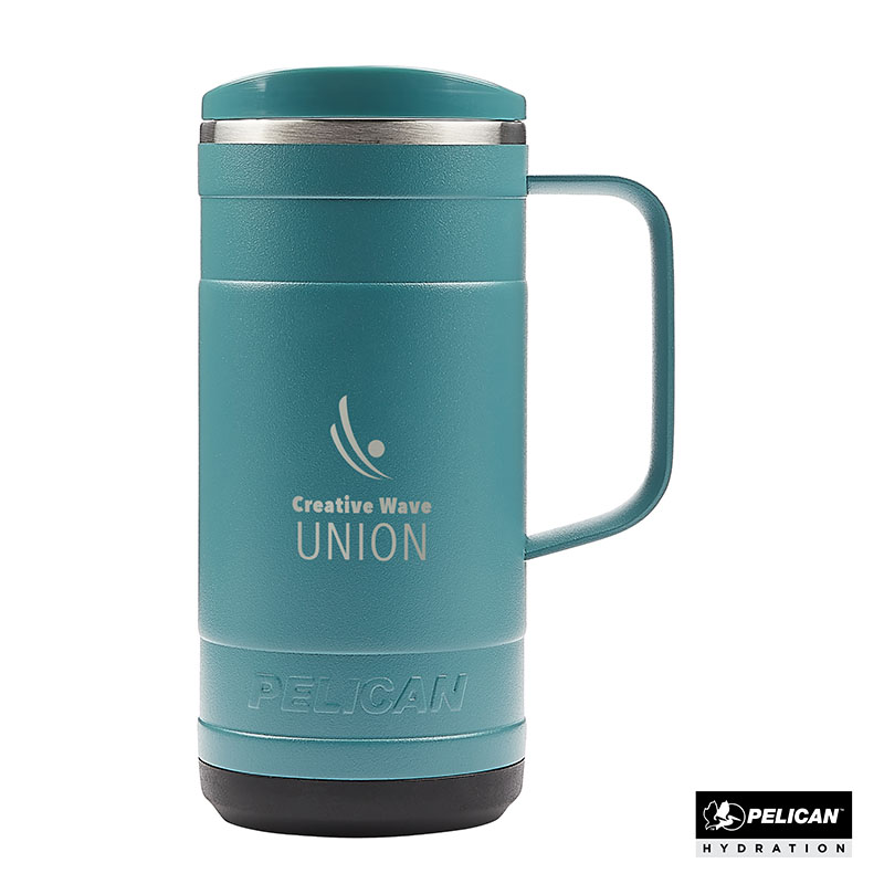 Pelican Ridge 18 oz. Recycled Double Wall Stainless Steel Mug 1