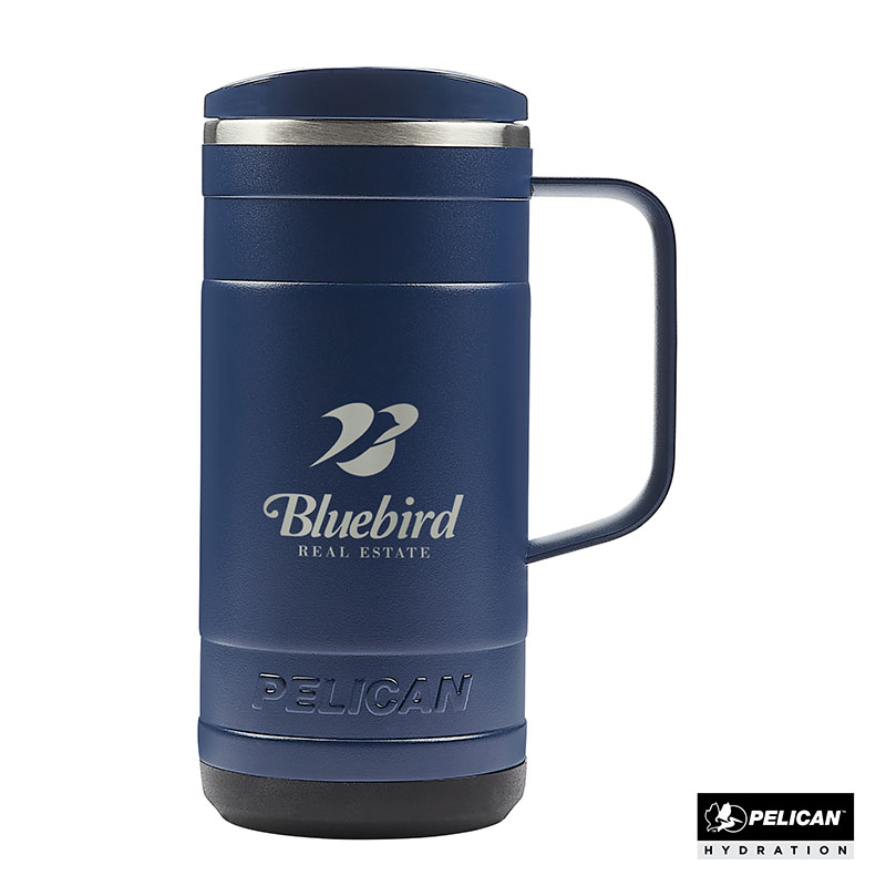 Pelican Ridge 18 oz. Recycled Double Wall Stainless Steel Mug 1