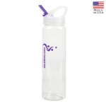 Santa Cruz 32 oz. PET Bottle with Flip Spout - Purple Santa Cruz 32 oz. PET Bottle with Flip Spout - Purple