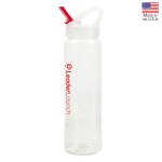Santa Cruz 32 oz. PET Bottle with Flip Spout - Red Santa Cruz 32 oz. PET Bottle with Flip Spout - Red